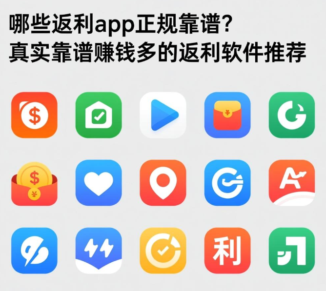 返利app有哪些比较正规靠谱?真实靠谱赚钱多的返利软件推荐 返利app有哪些比较正规靠谱?真实靠谱赚钱多的返利软件推荐