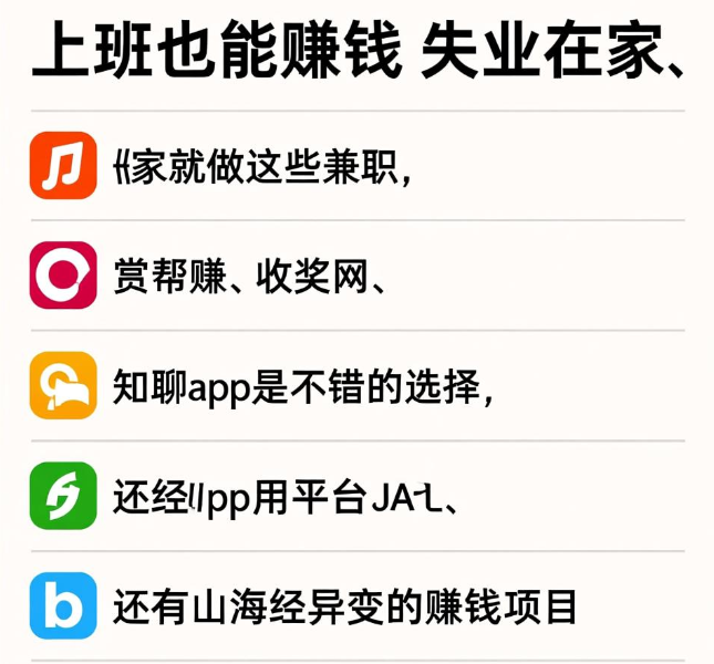 不上班做什么可以赚钱？不上班可以做的兼职分享