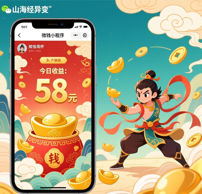 推广微信小程序游戏赚钱，这个游戏推广好了日赚几百很轻松