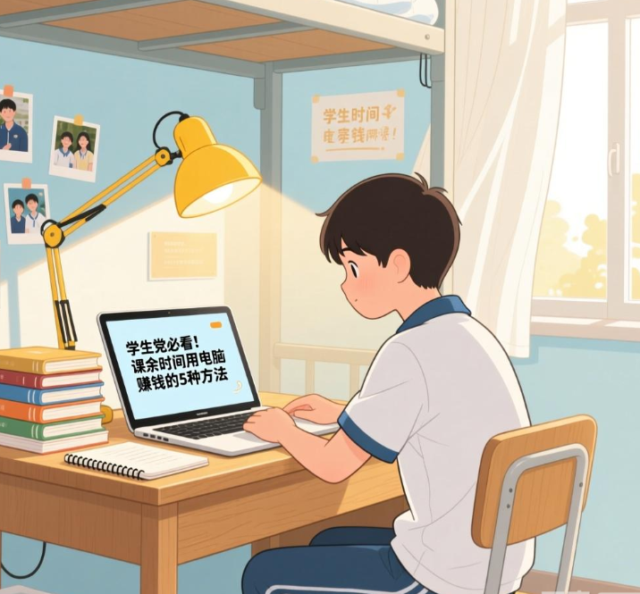 学生党必看！课余时间用电脑赚钱的5种方法