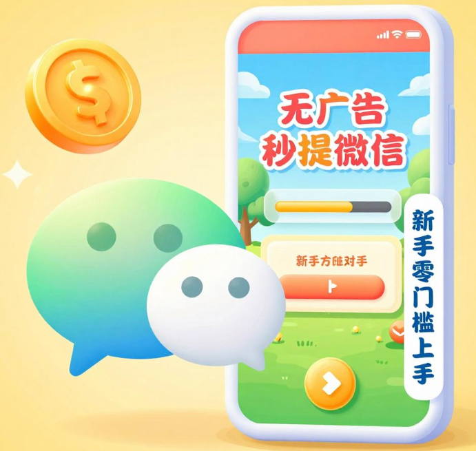 2026正规微信赚钱小游戏，无广告秒提微信新手零门槛上手
