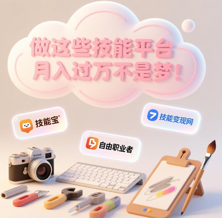 做这些技能平台月入过万不是梦!技能变现平台推荐 做这些技能平台月入过万不是梦!技能变现平台推荐