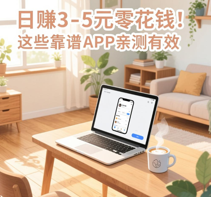 日赚3-5元零花钱!这些靠谱APP亲测有效 日赚3-5元零花钱!这些靠谱APP亲测有效