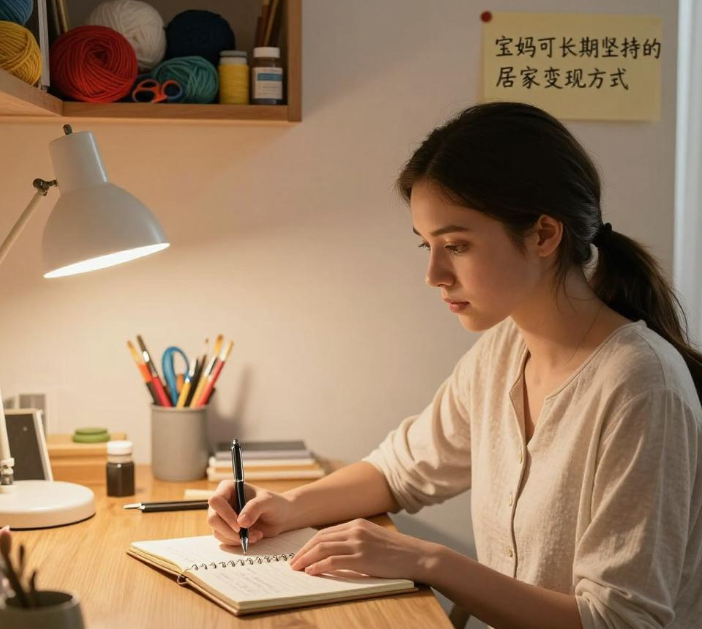 从新手到月入稳定：宝妈可长期坚持的居家变现方式