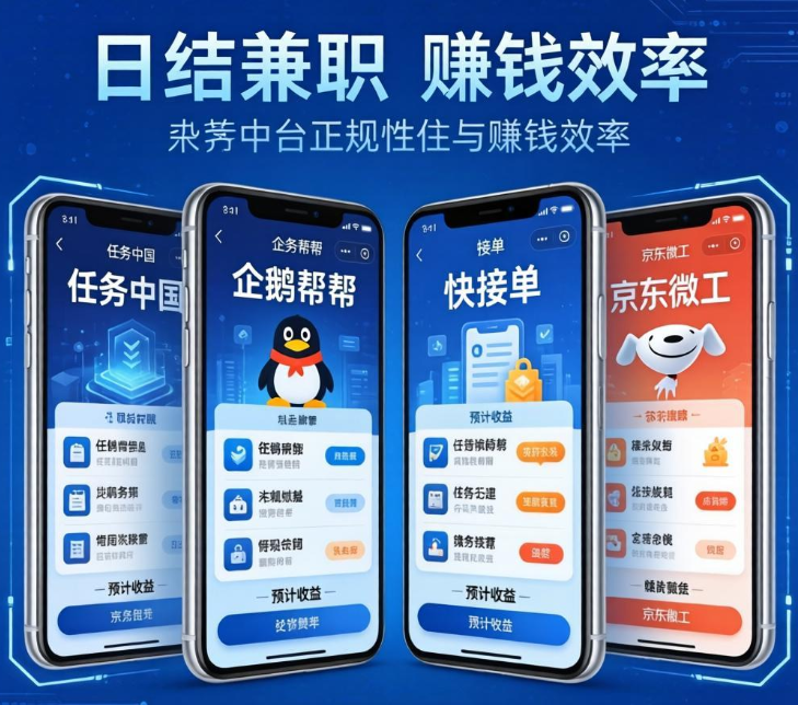 2026年在家副业兼职平台推荐：这四个超正规赚钱