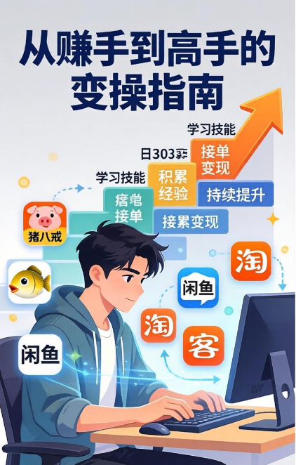 日赚30到300的变现路径：从新手到高手的实操指南
