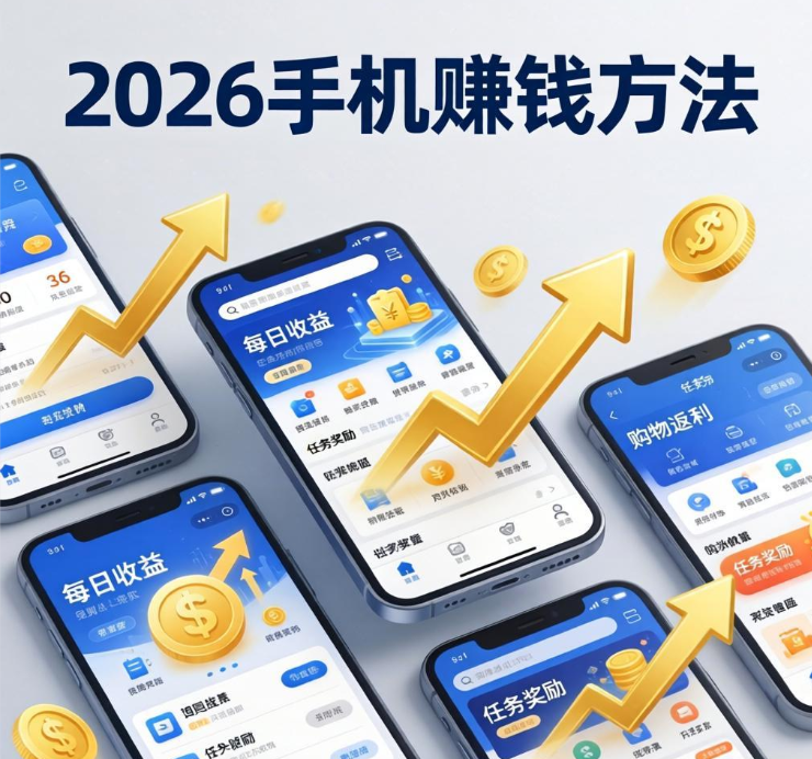 2026手机赚钱真实有效的方法有哪些？用这些方法都能轻松赚钱