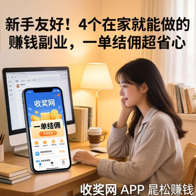 新手友好！4个在家就能做的赚钱副业，一单结佣超省心