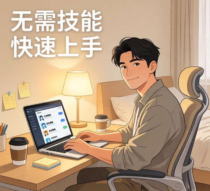 零基础副业：无需技能也能做的夜间兼职，新手小白快速上手攻略