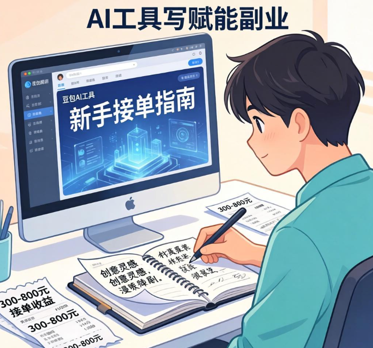 AI工具赋能副业：用豆包写漫剧脚本，新手接单一单赚300-800元