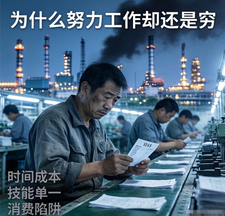 为什么努力工作却还是穷