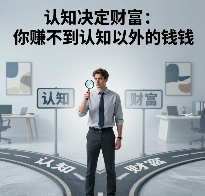 认知决定财富：你赚不到认知以外的钱