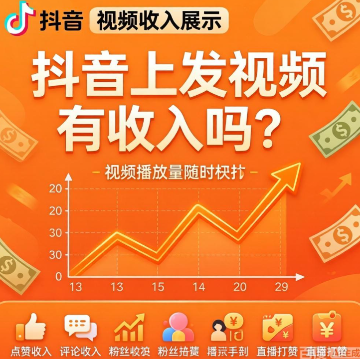 抖音发视频真的有收入吗？真相 + 实操全解