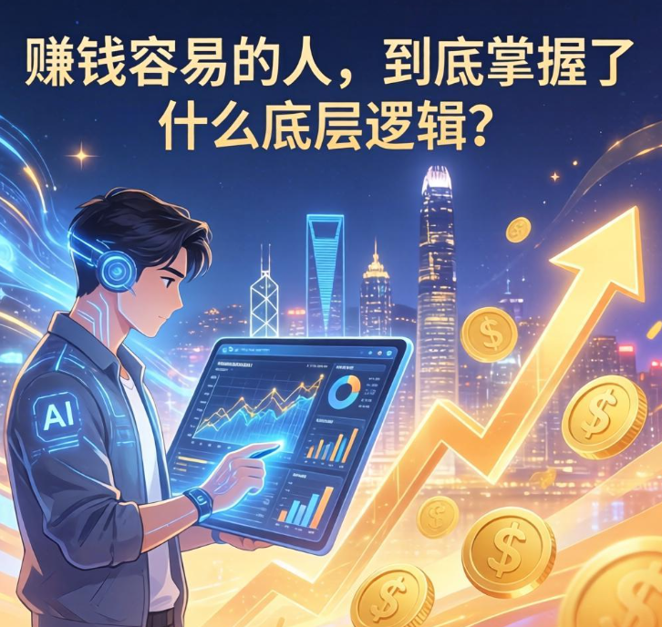 赚钱容易的人，到底掌握了什么底层逻辑？