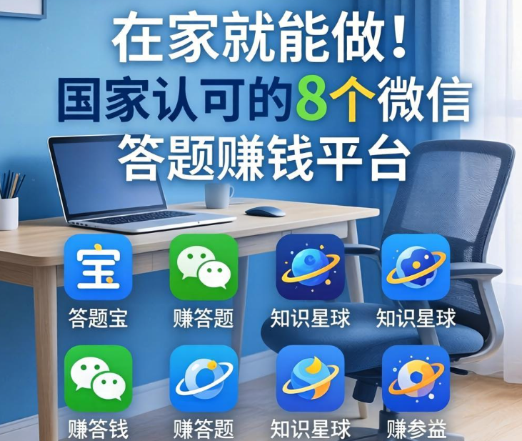 在家就能做!国家认可的微信答题赚钱平台推荐 在家就能做!国家认可的微信答题赚钱平台推荐