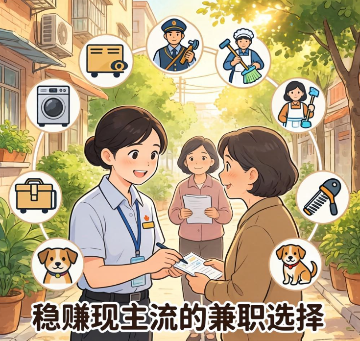 社区便民服务:稳赚现金流的兼职选择 社区便民服务:稳赚现金流的兼职选择