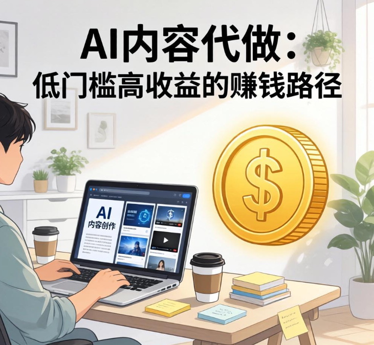 AI内容代做：低门槛高收益的赚钱路径