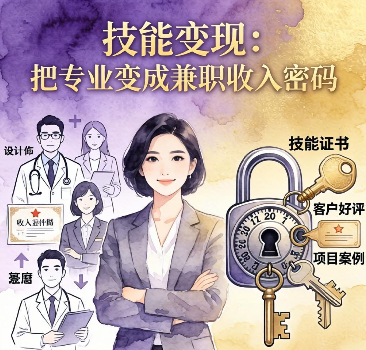 技能变现：把专业变成兼职收入密码