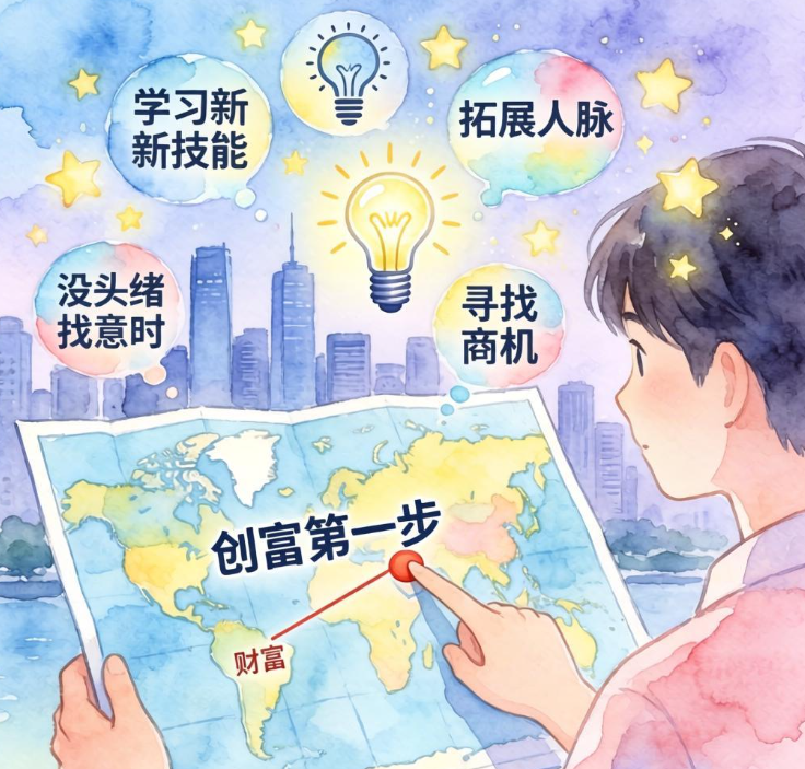 想赚钱没头绪?普通人的创富第一步这样走 想赚钱没头绪?普通人的创富第一步这样走
