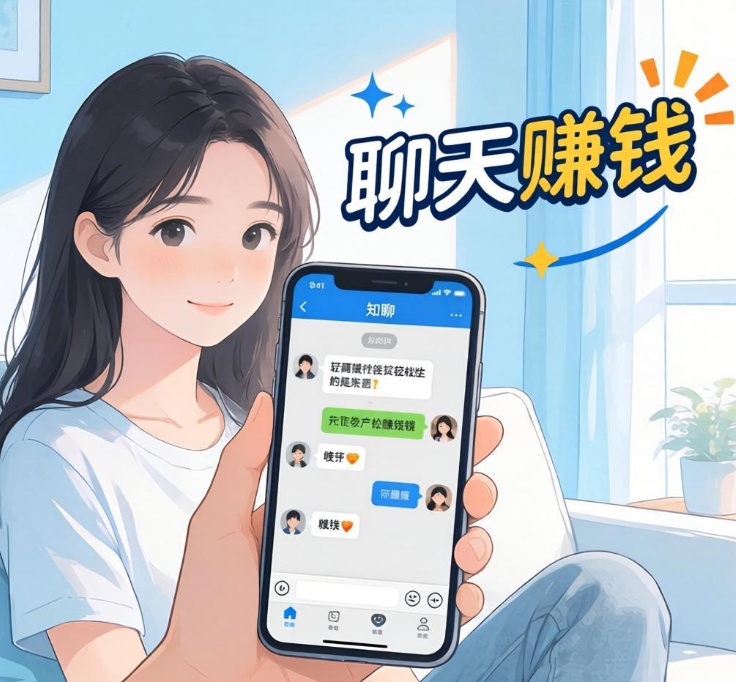 知聊 APP，一部手机，聊天也能赚零花钱