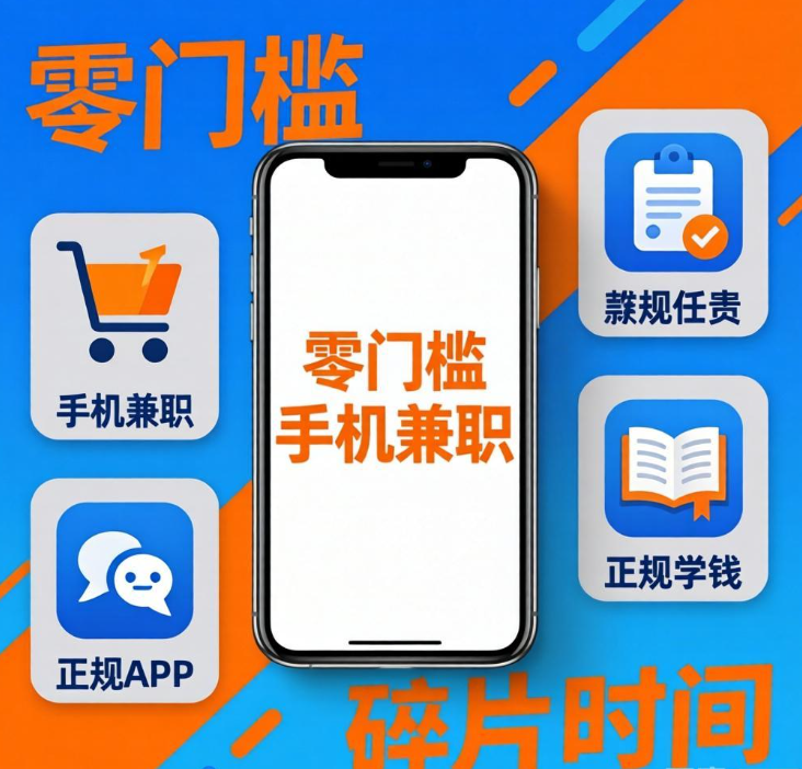 零门槛手机兼职!4款正规APP,碎片时间轻松赚零花钱 零门槛手机兼职!4款正规APP,碎片时间轻松赚零花钱