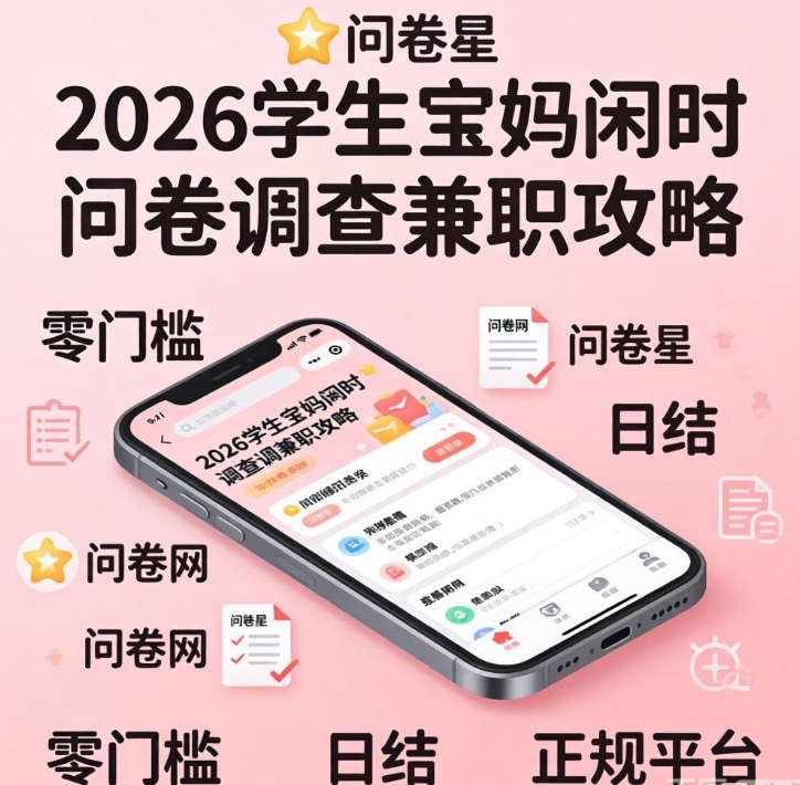 2026靠谱问卷调查兼职推荐,零门槛在家填问卷赚钱平台实测 2026靠谱问卷调查兼职推荐,零门槛在家填问卷赚钱平台实测