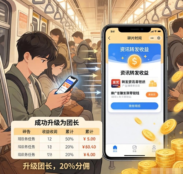 利用碎片时间看广告赚零花钱:淘热点极速版红包群、资讯转发与升级团长20%分佣全记录 利用碎片时间看广告赚零花钱:淘热点极速版红包群、资讯转发与升级团长20%分佣全记录