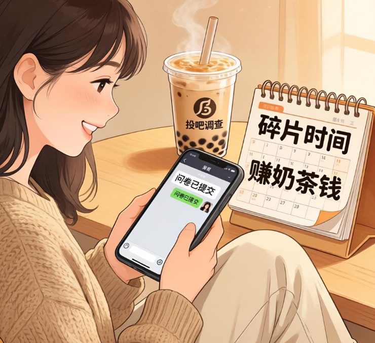 投吧调查兼职怎么样？实测微信直答问卷赚钱，新手每天碎片时间轻松赚奶茶钱记录