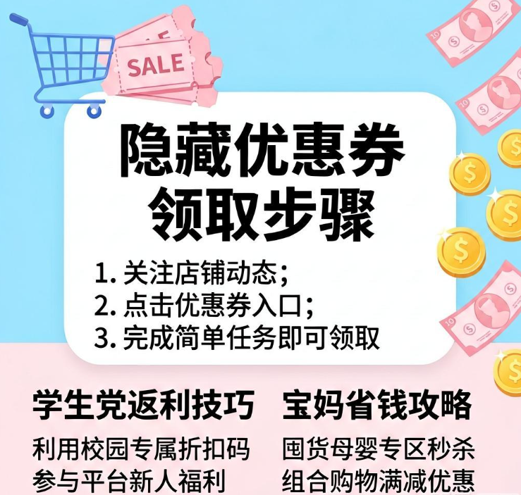 平时网购怎么领隐藏优惠券拿返利？自用省钱返利平台真实测评分享