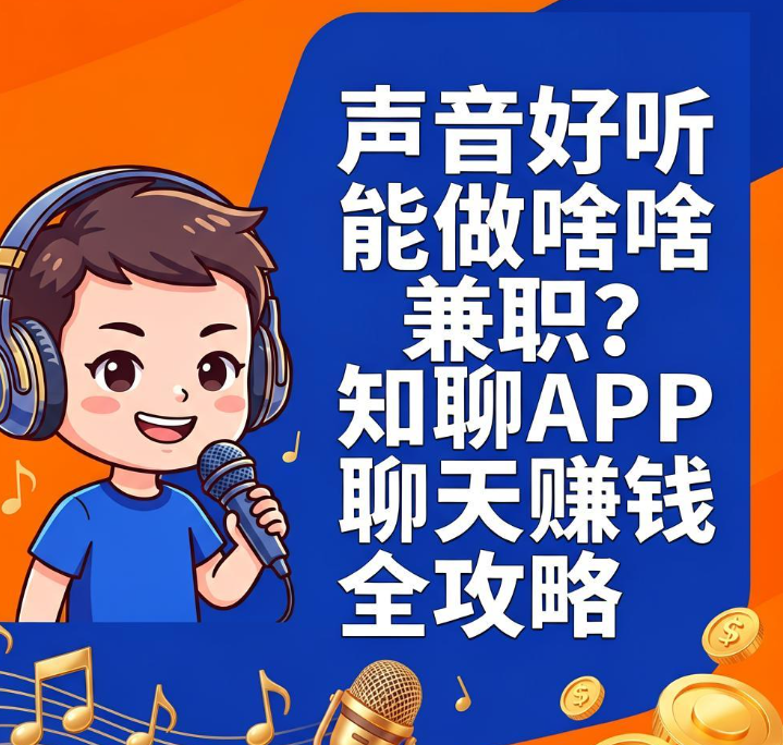 声音好听能做啥兼职？知聊APP聊天赚钱全攻略