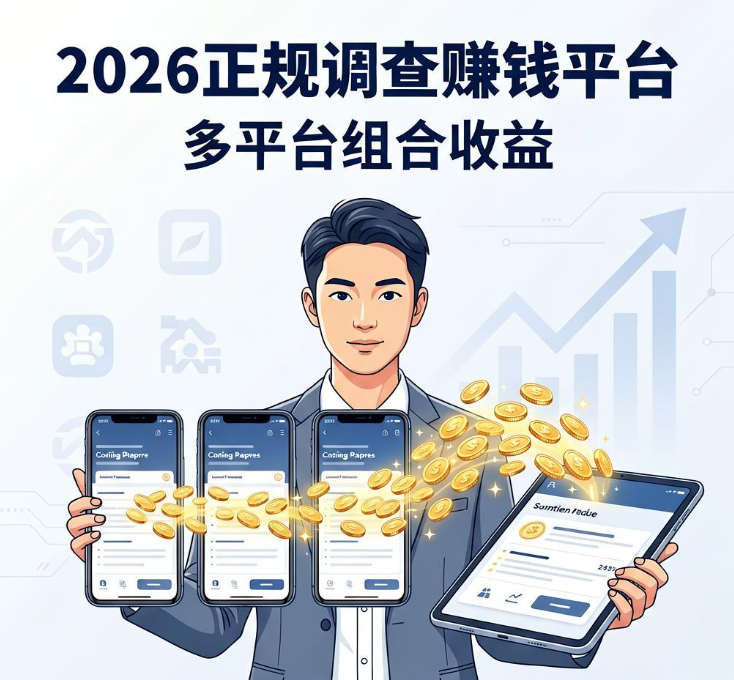 2026年正规调查赚钱平台盘点，多平台组合收益更高