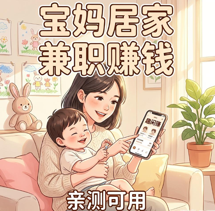 趣闲赚适合宝妈吗？居家兼职赚钱平台推荐