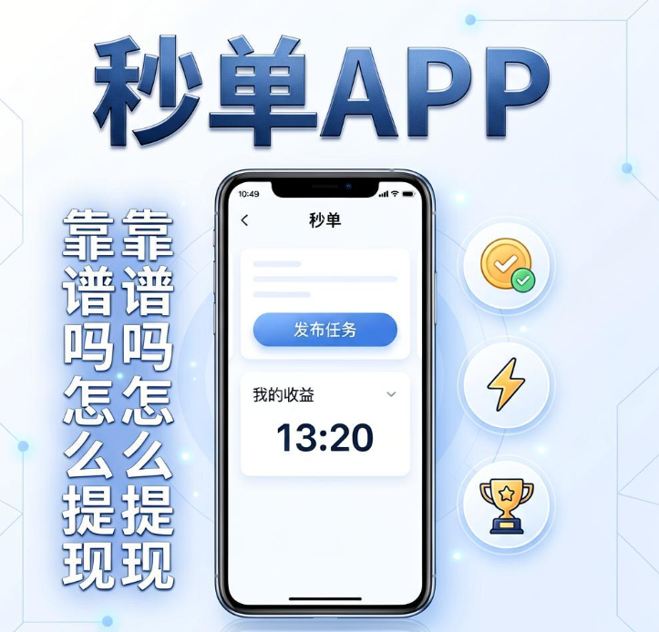 手机做任务赚钱平台推荐，秒单APP靠谱吗怎么提现