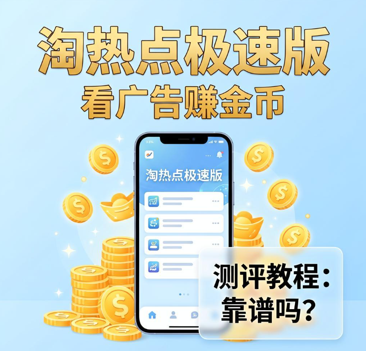 淘热点极速版看广告赚金币靠谱吗？红包群拆红包+升团长拿20%分佣完整教程