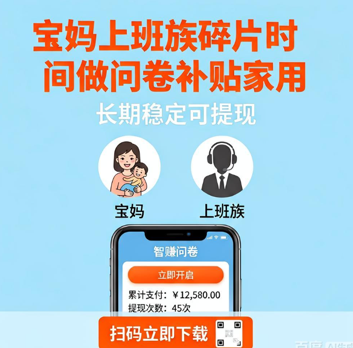 宝妈上班族碎片时间填有偿问卷补贴家用,推荐三个提现稳的老牌调研网 宝妈上班族碎片时间填有偿问卷补贴家用,推荐三个提现稳的老牌调研网