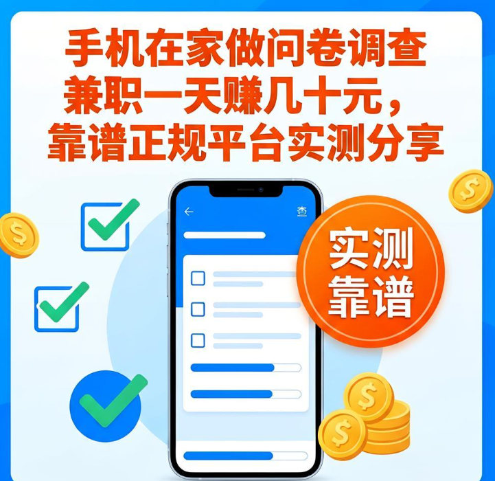空闲时间填问卷赚零花钱靠不靠谱?三个老牌调查平台实测可提现 空闲时间填问卷赚零花钱靠不靠谱?三个老牌调查平台实测可提现