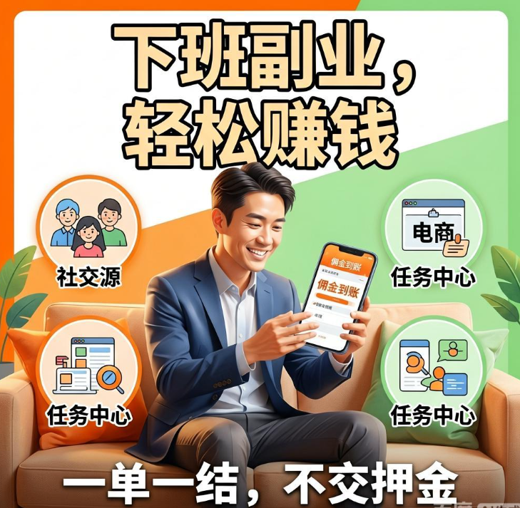 下班想搞点副业又怕被坑?这四个做任务结佣金的平台可以试试 下班想搞点副业又怕被坑?这四个做任务结佣金的平台可以试试