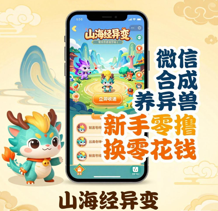 微信里养异兽合成升级能换零花钱?山海经异变新手零撸完整攻略 微信里养异兽合成升级能换零花钱?山海经异变新手零撸完整攻略