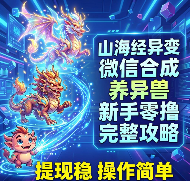 学生或宝妈在家想赚零花钱,微信合成养异兽提现那小游戏可以试试 学生或宝妈在家想赚零花钱,微信合成养异兽提现那小游戏可以试试
