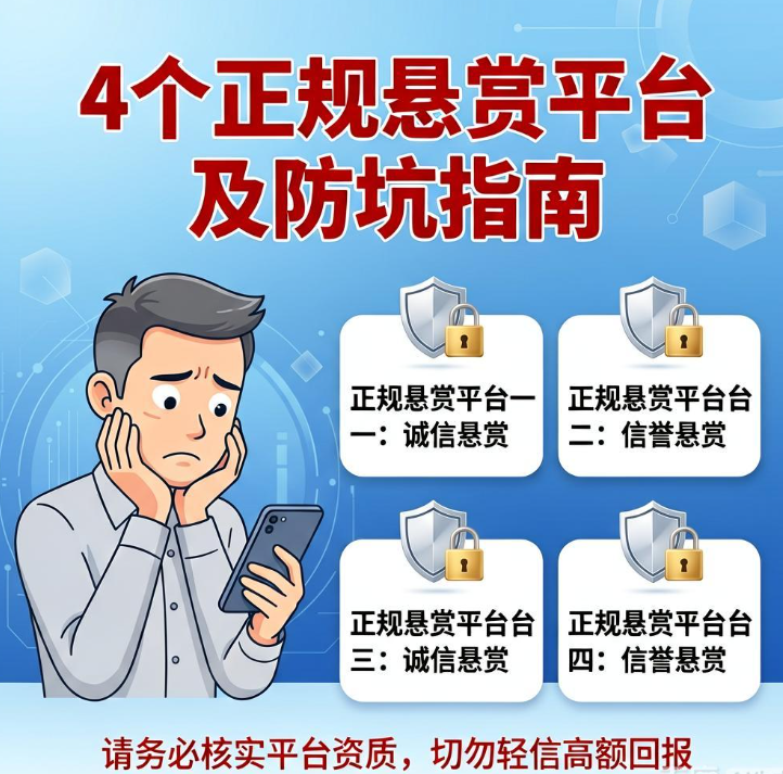 第一次用手机做网上兼职怕被骗？4个正规悬赏平台及防坑指南