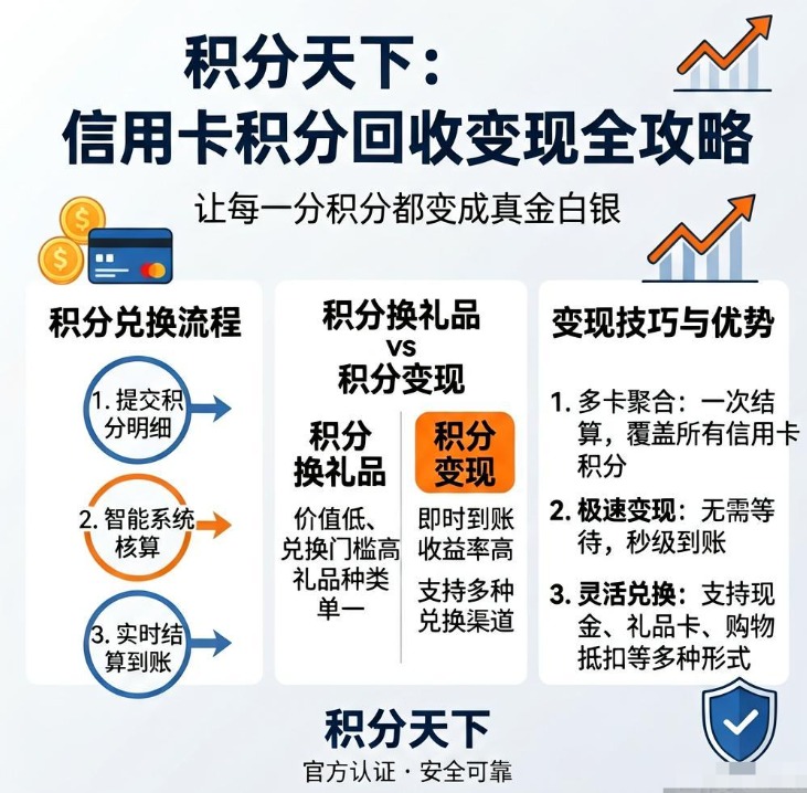信用卡积分换礼品不值钱?试试积分回收变现,积分天下兑换流程及技巧 信用卡积分换礼品不值钱?试试积分回收变现,积分天下兑换流程及技巧