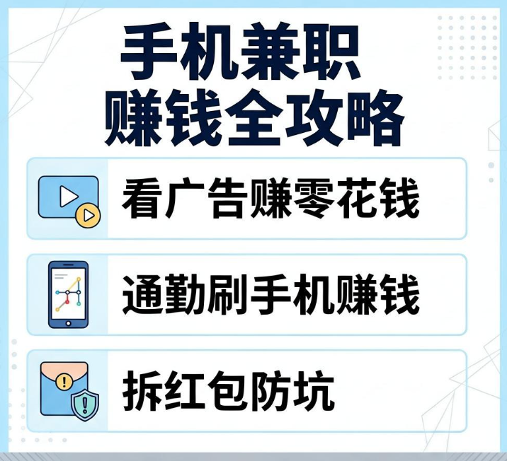 看广告拆红包类兼职怎么避免被坑？两款正规零撸平台操作步骤与防封技巧