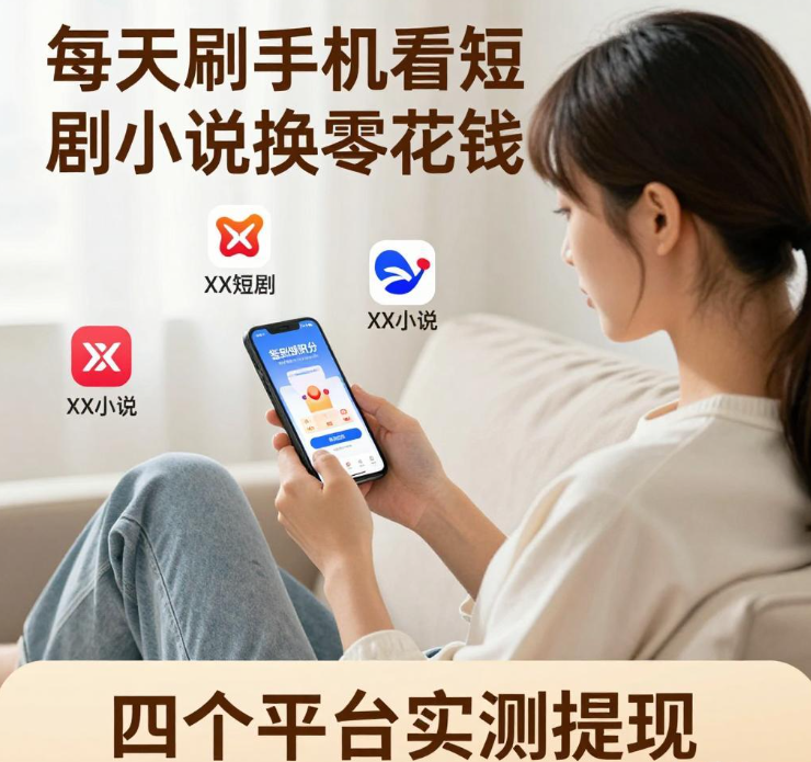 每天刷手机看短剧小说也能换零花钱？四个大厂平台签到看广告提现实测