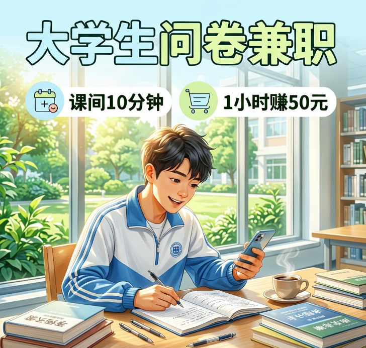 大学生想利用课间赚点生活费？三个正规有偿问卷调查平台新手可做