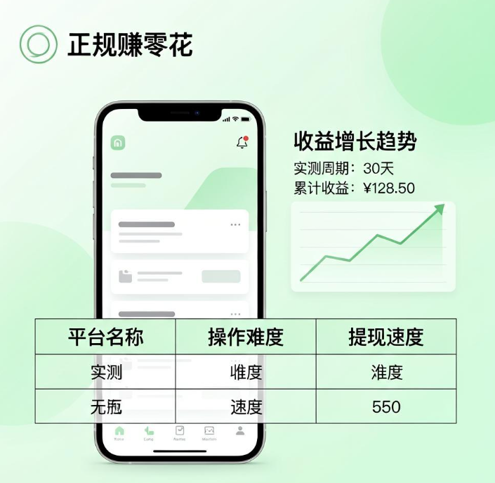 手机操作赚取零花钱的三个正规平台实测