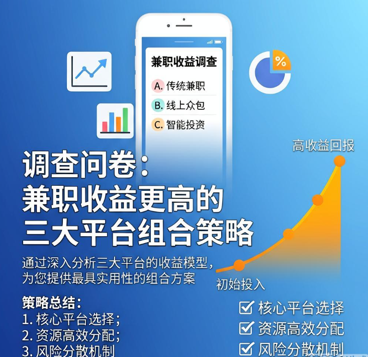 调查问卷兼职怎么做收益更高?三大平台组合策略 调查问卷兼职怎么做收益更高?三大平台组合策略