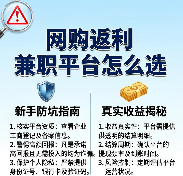 网购返利兼职平台怎么选，新手防坑与真实收益揭秘