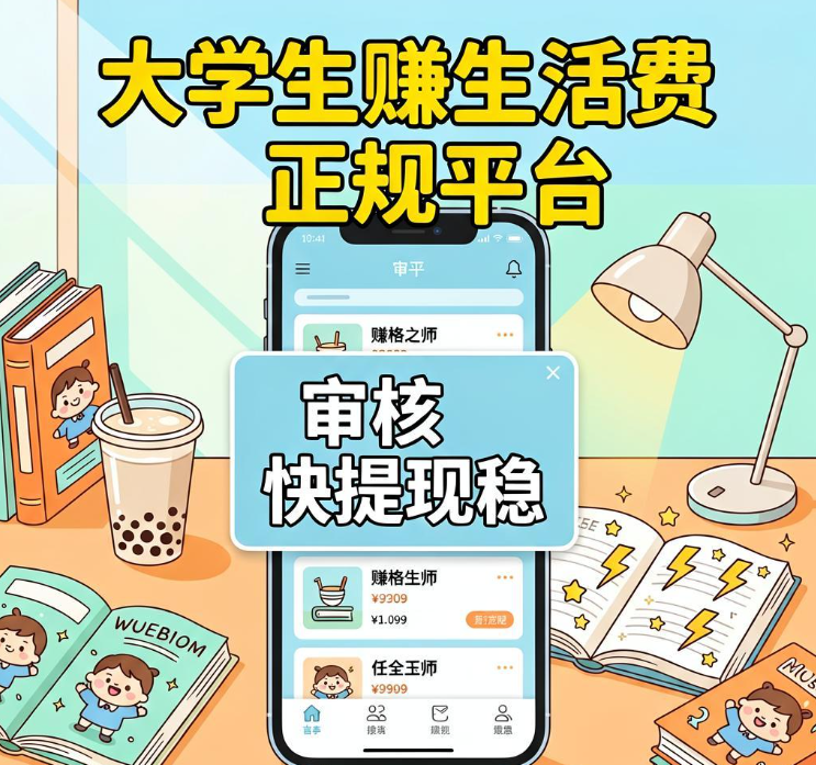 大学生课余用手机做悬赏任务赚生活费,推荐4个审核快提现稳的正规平台 大学生课余用手机做悬赏任务赚生活费,推荐4个审核快提现稳的正规平台