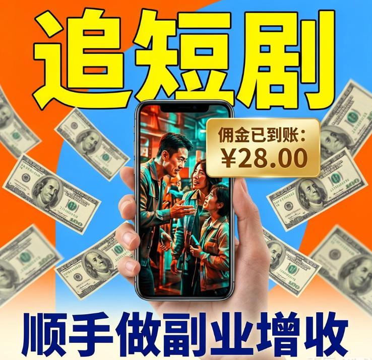 追短剧刷视频还能赚佣金 教你用返利软件顺手做副业增收