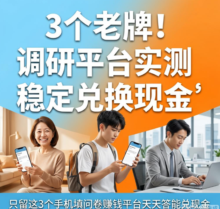 全网筛掉假调研网站后,只留这3个手机填问卷赚钱平台天天答能兑现金 全网筛掉假调研网站后,只留这3个手机填问卷赚钱平台天天答能兑现金